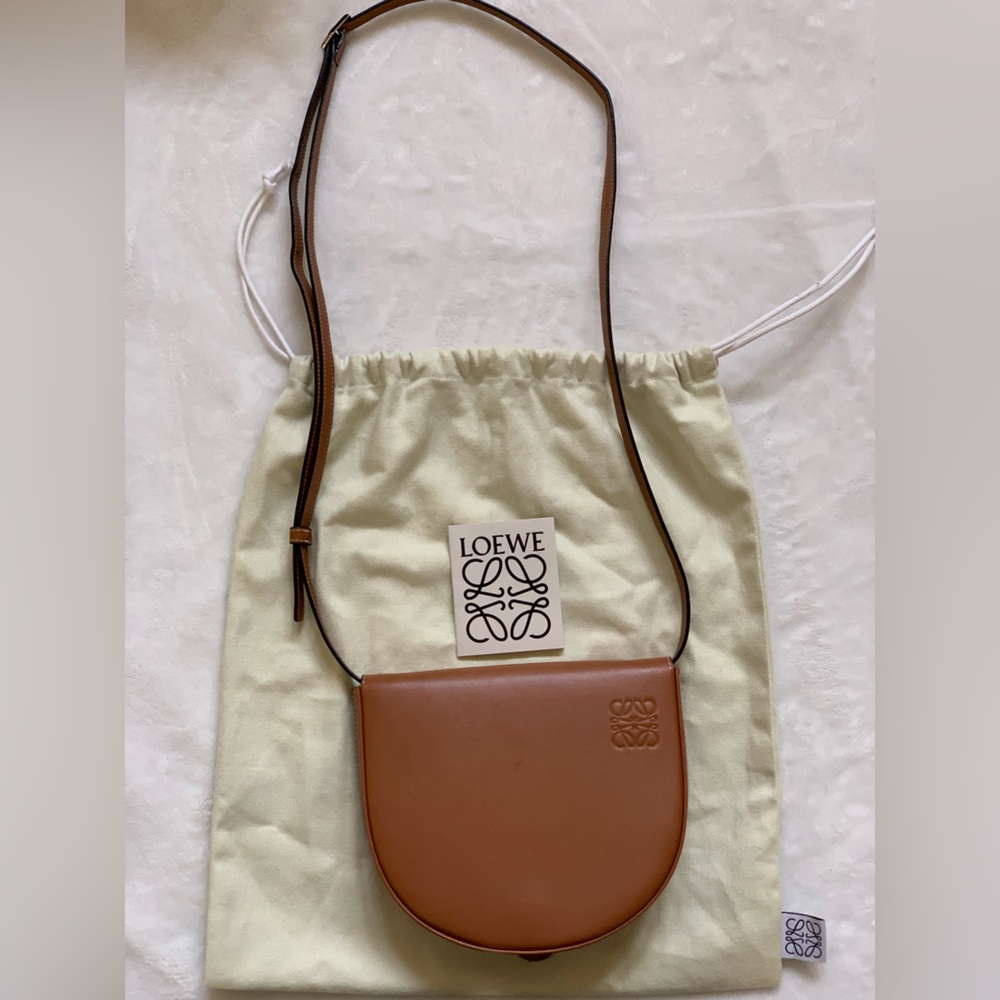Loewe Tan Leather Crossbody Bag